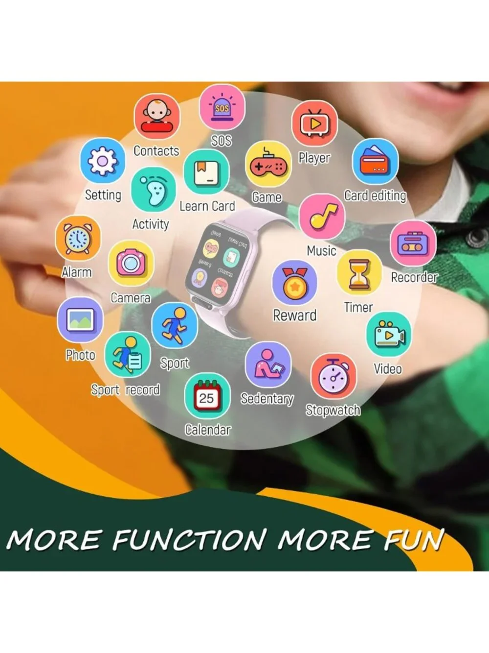 Kids Smart Watch 1.85